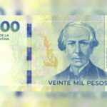 El Banco Central ya puso en circulación el billete de $20.000