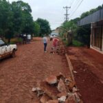 Construcción y mejoras de veredas en Liebig