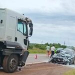 Santo Tomé: al menos un muerto dejó el choque entre un camión semirremolque y un auto