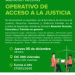 Importante Operativo de Acceso a la Justicia en Apóstoles el Próximo Jueves 5 de diciembre en el Barrio 200 Viviendas