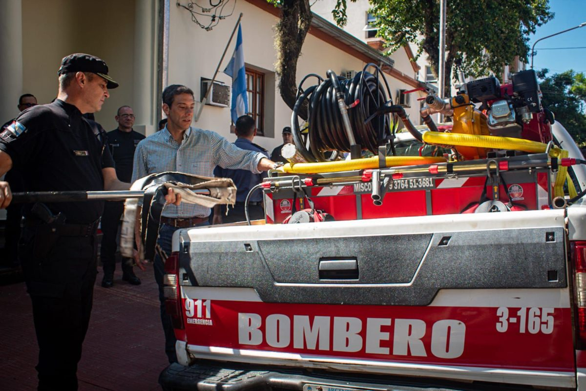 La Policía misionera sumó un nuevo móvil para intervenciones en combates contra incendios